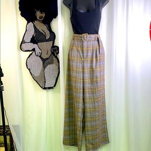 a new day Yellow and Brown Wide Leg Pants